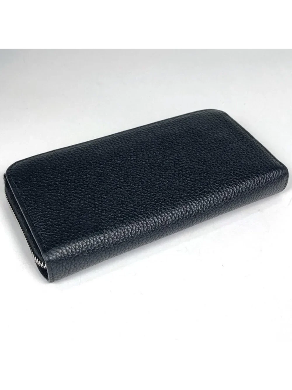 Prada Zip Around Wallet Leather Nero